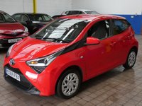 USED 2019 69 TOYOTA AYGO 1.0 VVT-i x-play Hatchback 5dr Petrol x-shift Euro 6 (71 ps) AIR CON BLUETOOTH REAR VIEW CAMERA 1 OWNER SERVICE HISTORY TOYOTA WARRANTY TILL SEPT 2029