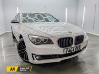USED 2014 64 BMW 7 SERIES 3.0 740i SE Saloon 4dr Petrol Auto Euro 5 (s/s) (320 ps) HEATED BEIGE LEATHER, 20" ALLOYS, SAT NAV, BLUETOOTH, DAB, REAR SEAT SCREENS, PARKING SENSORS, REAR CAMERA, ADAPTIVE LIGHTS, CRUISE, CLIMATE