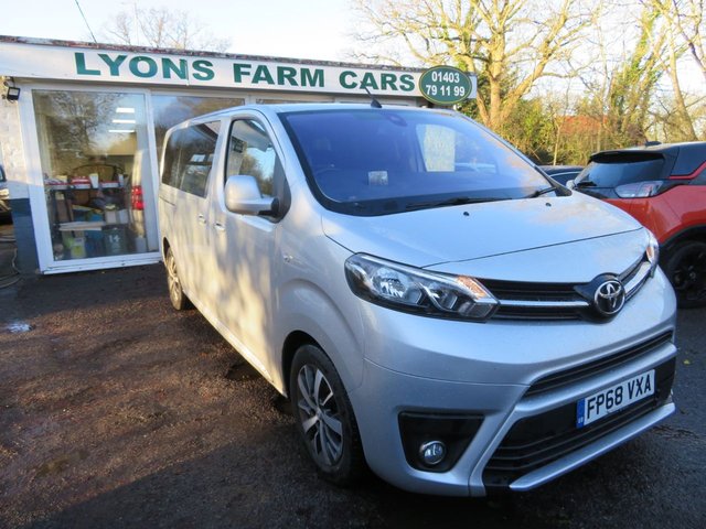 2019 68 Toyota Proace Verso 2.0D Family Medium MPV 5dr Diesel Manual MWB Euro 6 (s/s) (8 Seat) (150 ps)