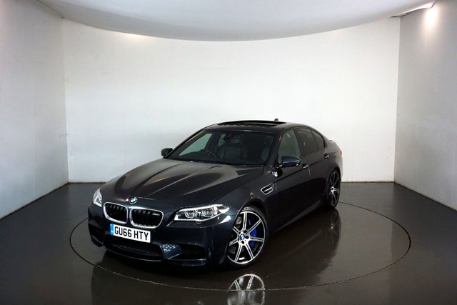 2016 66 BMW M5 4.4 V8 Saloon 4dr Petrol DCT-COMPETITION PACK-Factory extras worth &pound;13,430-2 OWNER CAR-FINISHED IN SINGAPORE GREY METALLIC WITH BLACK MERINO LEATHER UPHOLSTERY-20