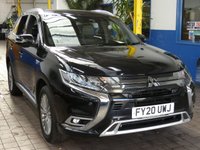 USED 2020 20 MITSUBISHI OUTLANDER 2.4h TwinMotor 13.8kWh Exceed Safety SUV 5dr Petrol Plug-in Hybrid CVT 4WD Euro 6 (s/s) (224 ps) SAT NAV LEATHER HEATED SEATS REAR VIEW CAMERA CRUISE CONTROL PARKING SENSORS 1 OWNER SERVICE HISTORY WARRANTY