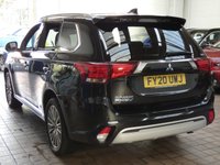 USED 2020 20 MITSUBISHI OUTLANDER 2.4h TwinMotor 13.8kWh Exceed Safety SUV 5dr Petrol Plug-in Hybrid CVT 4WD Euro 6 (s/s) (224 ps) SAT NAV LEATHER HEATED SEATS REAR VIEW CAMERA CRUISE CONTROL PARKING SENSORS 1 OWNER SERVICE HISTORY WARRANTY