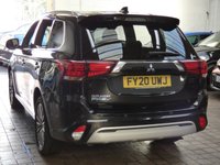 USED 2020 20 MITSUBISHI OUTLANDER 2.4h TwinMotor 13.8kWh Exceed Safety SUV 5dr Petrol Plug-in Hybrid CVT 4WD Euro 6 (s/s) (224 ps) SAT NAV LEATHER HEATED SEATS REAR VIEW CAMERA CRUISE CONTROL PARKING SENSORS 1 OWNER SERVICE HISTORY WARRANTY
