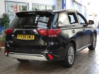 USED 2020 20 MITSUBISHI OUTLANDER 2.4h TwinMotor 13.8kWh Exceed Safety SUV 5dr Petrol Plug-in Hybrid CVT 4WD Euro 6 (s/s) (224 ps) SAT NAV LEATHER HEATED SEATS REAR VIEW CAMERA CRUISE CONTROL PARKING SENSORS 1 OWNER SERVICE HISTORY WARRANTY