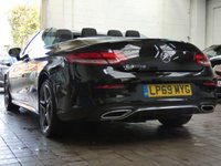 USED 2019 69 MERCEDES-BENZ C-CLASS 2.0 C300d AMG Line Cabriolet 2dr Diesel G-Tronic+ Euro 6 (s/s) (245 ps) SAT NAV PART LEATHER HEATED SEATS AIRSCARF REAR VIEW CAMERA CRUISE CONTROL PARKING SENSORS 2 OWNERS SERVICE HISTORY WARRANTY