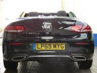 USED 2019 69 MERCEDES-BENZ C-CLASS 2.0 C300d AMG Line Cabriolet 2dr Diesel G-Tronic+ Euro 6 (s/s) (245 ps) SAT NAV PART LEATHER HEATED SEATS AIRSCARF REAR VIEW CAMERA CRUISE CONTROL PARKING SENSORS 2 OWNERS SERVICE HISTORY WARRANTY