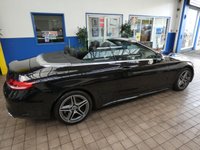 USED 2019 69 MERCEDES-BENZ C-CLASS 2.0 C300d AMG Line Cabriolet 2dr Diesel G-Tronic+ Euro 6 (s/s) (245 ps) SAT NAV PART LEATHER HEATED SEATS AIRSCARF REAR VIEW CAMERA CRUISE CONTROL PARKING SENSORS 2 OWNERS SERVICE HISTORY WARRANTY