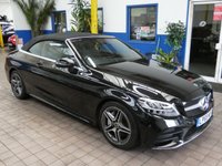 USED 2019 69 MERCEDES-BENZ C-CLASS 2.0 C300d AMG Line Cabriolet 2dr Diesel G-Tronic+ Euro 6 (s/s) (245 ps) SAT NAV PART LEATHER HEATED SEATS AIRSCARF REAR VIEW CAMERA CRUISE CONTROL PARKING SENSORS 2 OWNERS SERVICE HISTORY WARRANTY