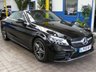 USED 2019 69 MERCEDES-BENZ C-CLASS 2.0 C300d AMG Line Cabriolet 2dr Diesel G-Tronic+ Euro 6 (s/s) (245 ps) SAT NAV PART LEATHER HEATED SEATS AIRSCARF REAR VIEW CAMERA CRUISE CONTROL PARKING SENSORS 2 OWNERS SERVICE HISTORY WARRANTY