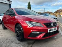 USED 2020 69 SEAT LEON 1.5 TSI EVO FR Black Edition Hatchback 5dr Petrol Manual Euro 6 (s/s) (130 ps) &pound;200 TO SECURE - DELIVERY AVAILABLE