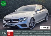 USED 2017 17 MERCEDES-BENZ E-CLASS 3.0 E350d V6 AMG Line (Premium) Saloon 4dr Diesel G-Tronic+ Euro 6 (s/s) (258 ps) WIDESCREEN NAV | AIRMATIC