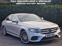 USED 2017 17 MERCEDES-BENZ E-CLASS 3.0 E350d V6 AMG Line (Premium) Saloon 4dr Diesel G-Tronic+ Euro 6 (s/s) (258 ps) WIDESCREEN NAV | AIRMATIC