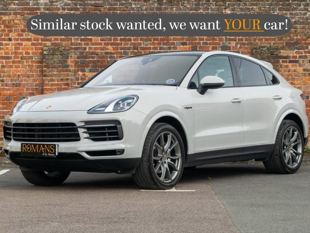 View our Porsche Cayenne 3.0 V6 E-Hybrid 17.9kWh Platinum Edition Coupe 5dr Petrol Plug-in Hybrid TiptronicS 4WD Euro 6 (s/s) (3.6kW Charger) (462 ps)
