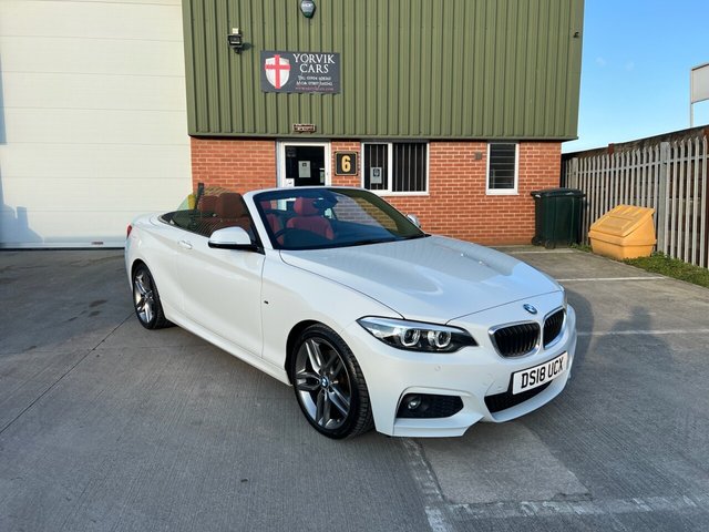 2018 18 BMW 2 Series 2.0 220d M Sport Convertible 2dr Diesel Auto Euro 6 (s/s) (190 ps)