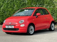 USED 2016 16 FIAT 500 1.2 ECO Pop Star Hatchback 3dr Petrol Manual Euro 6 (s/s) (69 bhp) ULEZ COMPLIANT &pound;20 TAX