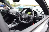 USED 2017 17 AUDI S3 2.0 TFSI Sportback 5dr Petrol S Tronic quattro Euro 6 (s/s) (310 ps) PAN ROOF / 1 OWNER FROM NEW