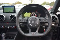 USED 2017 17 AUDI S3 2.0 TFSI Sportback 5dr Petrol S Tronic quattro Euro 6 (s/s) (310 ps) PAN ROOF / 1 OWNER FROM NEW