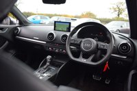 USED 2017 17 AUDI S3 2.0 TFSI Sportback 5dr Petrol S Tronic quattro Euro 6 (s/s) (310 ps) PAN ROOF / 1 OWNER FROM NEW