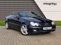 USED 2008 58 MERCEDES-BENZ CLK 3.5 CLK350 Avantgarde Cabriolet 2dr Petrol 7G-Tronic (241 g/km, 272 bhp) COMAND Nav | Leather Upholstery