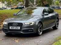 USED 2014 14 AUDI A5 2.0 TDI Black Edition Sportback 5dr Diesel Manual quattro Euro 5 (s/s) (177 ps) 
