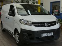 USED 2020 70 VAUXHALL VIVARO-E 3100 75kWh Dynamic Panel Van 5dr Electric Auto L1 H1 (136 ps) 3 SEATS APP SAT NAV ANDROID APPLE CARPLAY AIR CON BLUETOOTH REAR VIEW CAMERA CRUISE CONTROL PARKING SENSORS 2 OWNERS WE CAN REMOVE SHELVING RACKING LIGHTING LIVERY/GRAPHICS UPON REQUEST