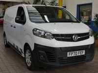 USED 2020 70 VAUXHALL VIVARO-E 3100 75kWh Dynamic Panel Van 5dr Electric Auto L1 H1 (136 ps) 3 SEATS APP SAT NAV ANDROID APPLE CARPLAY AIR CON BLUETOOTH REAR VIEW CAMERA CRUISE CONTROL PARKING SENSORS 2 OWNERS WE CAN REMOVE SHELVING RACKING LIGHTING LIVERY/GRAPHICS UPON REQUEST