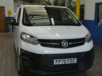 USED 2020 70 VAUXHALL VIVARO-E 3100 75kWh Dynamic Panel Van 5dr Electric Auto L1 H1 (136 ps) 3 SEATS APP SAT NAV ANDROID APPLE CARPLAY AIR CON BLUETOOTH REAR VIEW CAMERA CRUISE CONTROL PARKING SENSORS 2 OWNERS WE CAN REMOVE SHELVING RACKING LIGHTING LIVERY/GRAPHICS UPON REQUEST