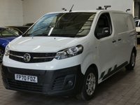 USED 2020 70 VAUXHALL VIVARO-E 3100 75kWh Dynamic Panel Van 5dr Electric Auto L1 H1 (136 ps) 3 SEATS APP SAT NAV ANDROID APPLE CARPLAY AIR CON BLUETOOTH REAR VIEW CAMERA CRUISE CONTROL PARKING SENSORS 2 OWNERS WE CAN REMOVE SHELVING RACKING LIGHTING LIVERY/GRAPHICS UPON REQUEST