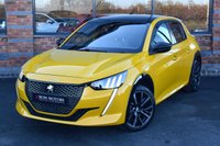 USED 2023 PEUGEOT 208 1.2 PureTech GT Hatchback 5dr Petrol EAT Euro 6 (s/s) (130 ps) PANORAMIC ROOF / FARO YELLOW