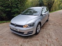 USED 2017 17 VOLKSWAGEN GOLF 1.6 TDI BlueMotion Tech Match Edition Estate 5dr Diesel Manual Euro 6 (s/s) (110 ps) 8.9% APR FINANCE RATES