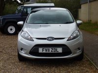 USED 2011 11 FORD FIESTA 1.6 TDCi ECOnetic DPF Hatchback 5dr Diesel Manual (98 g/km, 94 bhp) www.suffolkcarcentre.co.uk - Located at Reydon