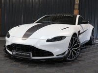 USED 2021 71 ASTON MARTIN VANTAGE 4.0 V8 F1 Edition Coupe 2dr Petrol Auto Euro 6 (535 ps) PAINT PROTECTION FILM, SATIN WHITE, FULL ASTON HISTORY, SERVICE PACK, 12M WARRANTY, UPGRADED INTAKE, GPF DELETE, EXHAUST TIP UPGRADE