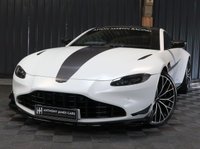 USED 2021 71 ASTON MARTIN VANTAGE 4.0 V8 F1 Edition Coupe 2dr Petrol Auto Euro 6 (535 ps) PAINT PROTECTION FILM, SATIN WHITE, FULL ASTON HISTORY, SERVICE PACK, 12M WARRANTY, UPGRADED INTAKE, GPF DELETE, EXHAUST TIP UPGRADE