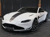 USED 2021 71 ASTON MARTIN VANTAGE 4.0 V8 F1 Edition Coupe 2dr Petrol Auto Euro 6 (535 ps) PAINT PROTECTION FILM, SATIN WHITE, FULL ASTON HISTORY, SERVICE PACK, 12M WARRANTY, UPGRADED INTAKE, GPF DELETE, EXHAUST TIP UPGRADE