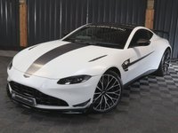 USED 2021 71 ASTON MARTIN VANTAGE 4.0 V8 F1 Edition Coupe 2dr Petrol Auto Euro 6 (535 ps) PAINT PROTECTION FILM, SATIN WHITE, FULL ASTON HISTORY, SERVICE PACK, 12M WARRANTY, UPGRADED INTAKE, GPF DELETE, EXHAUST TIP UPGRADE
