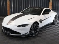 USED 2021 71 ASTON MARTIN VANTAGE 4.0 V8 F1 Edition Coupe 2dr Petrol Auto Euro 6 (535 ps) PAINT PROTECTION FILM, SATIN WHITE, FULL ASTON HISTORY, SERVICE PACK, 12M WARRANTY, UPGRADED INTAKE, GPF DELETE, EXHAUST TIP UPGRADE