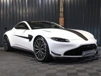 USED 2021 71 ASTON MARTIN VANTAGE 4.0 V8 F1 Edition Coupe 2dr Petrol Auto Euro 6 (535 ps) PAINT PROTECTION FILM, SATIN WHITE, FULL ASTON HISTORY, SERVICE PACK, 12M WARRANTY, UPGRADED INTAKE, GPF DELETE, EXHAUST TIP UPGRADE
