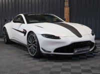 USED 2021 71 ASTON MARTIN VANTAGE 4.0 V8 F1 Edition Coupe 2dr Petrol Auto Euro 6 (535 ps) PAINT PROTECTION FILM, SATIN WHITE, FULL ASTON HISTORY, SERVICE PACK, 12M WARRANTY, UPGRADED INTAKE, GPF DELETE, EXHAUST TIP UPGRADE