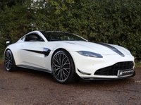 USED 2021 71 ASTON MARTIN VANTAGE 4.0 V8 F1 Edition Coupe 2dr Petrol Auto Euro 6 (535 ps) PAINT PROTECTION FILM, SATIN WHITE, FULL ASTON HISTORY, SERVICE PACK, 12M WARRANTY, UPGRADED INTAKE, GPF DELETE, EXHAUST TIP UPGRADE