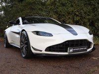 USED 2021 71 ASTON MARTIN VANTAGE 4.0 V8 F1 Edition Coupe 2dr Petrol Auto Euro 6 (535 ps) PAINT PROTECTION FILM, SATIN WHITE, FULL ASTON HISTORY, SERVICE PACK, 12M WARRANTY, UPGRADED INTAKE, GPF DELETE, EXHAUST TIP UPGRADE