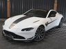 USED 2021 71 ASTON MARTIN VANTAGE 4.0 V8 F1 Edition Coupe 2dr Petrol Auto Euro 6 (535 ps) PAINT PROTECTION FILM, SATIN WHITE, FULL ASTON HISTORY, SERVICE PACK, 12M WARRANTY, UPGRADED INTAKE, GPF DELETE, EXHAUST TIP UPGRADE