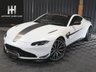 USED 2021 71 ASTON MARTIN VANTAGE 4.0 V8 F1 Edition Coupe 2dr Petrol Auto Euro 6 (535 ps) PAINT PROTECTION FILM, SATIN WHITE, FULL ASTON HISTORY, SERVICE PACK, 12M WARRANTY, UPGRADED INTAKE, GPF DELETE, EXHAUST TIP UPGRADE