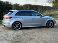 USED 2015 AUDI S3 2.0 TFSI Sportback 5dr Petrol S Tronic quattro Euro 6 (s/s) (Nav) (300 ps) &pound;2810 FACTORY EXTRAS EURO 6