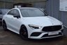 USED 2021 21 MERCEDES-BENZ CLA 1.3 CLA180 AMG Line (Premium Plus 2) Coupe 4dr Petrol 7G-DCT Euro 6 (s/s) (136 ps) PAN ROOF - MEM SEATS - CAMERA - BLACK PACK - BLACK / RED LEATHER