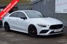 USED 2021 21 MERCEDES-BENZ CLA 1.3 CLA180 AMG Line (Premium Plus 2) Coupe 4dr Petrol 7G-DCT Euro 6 (s/s) (136 ps) PAN ROOF - MEM SEATS - CAMERA - BLACK PACK - BLACK / RED LEATHER