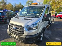 USED 2020 20 FORD TRANSIT 2.0 350 EcoBlue Leader L4 in silver, 65,000 miles, full service history 1 owner ULEZ Euro 6 diesel dropside, 6-speed manual, AC plus VAT @ 20% APPROVED CARS AND FINANCE ARE PLEASED TO OFFER THIS FORD TRANSIT 2.0 350 ECOBLUE LEADER L4 IN SILVER WITH 65,000  MILES AND A FULL SERVICE HISTORY, 1 OWNER FROM NEW, ULEZ COMPLIANT EURO 6 DIESEL HIGH SIDED DROPSIDE VEHICLE WITH A GREAT SPEC SUCH AS A 6 SPEED MANUAL GEARBOX, AIR CONDITIONING, 4.2 INCH DISPLAY, 16 INCH STEEL WHEELS, DAYTIME RUNNING LIGHTS, HAOLGEN HEADLIGHTS, ELECTRIC WINDOWS, CLOTH INTERIOR  AND MUCH MUCH MORE! FINAL PRICE PLUS VAT @ 20%!FOR FURTHER INFORMATION REGARDING T