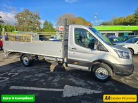 USED 2020 20 FORD TRANSIT 2.0 350 EcoBlue Leader L4 in silver, 65,000 miles, full service history 1 owner ULEZ Euro 6 diesel dropside, 6-speed manual, AC plus VAT @ 20% APPROVED CARS AND FINANCE ARE PLEASED TO OFFER THIS FORD TRANSIT 2.0 350 ECOBLUE LEADER L4 IN SILVER WITH 65,000  MILES AND A FULL SERVICE HISTORY, 1 OWNER FROM NEW, ULEZ COMPLIANT EURO 6 DIESEL HIGH SIDED DROPSIDE VEHICLE WITH A GREAT SPEC SUCH AS A 6 SPEED MANUAL GEARBOX, AIR CONDITIONING, 4.2 INCH DISPLAY, 16 INCH STEEL WHEELS, DAYTIME RUNNING LIGHTS, HAOLGEN HEADLIGHTS, ELECTRIC WINDOWS, CLOTH INTERIOR  AND MUCH MUCH MORE! FINAL PRICE PLUS VAT @ 20%!FOR FURTHER INFORMATION REGARDING T