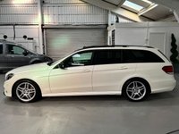 USED 2015 15 MERCEDES-BENZ E-CLASS 3.0 E350 V6 BlueTEC AMG Night Edition (Premium) Estate 5dr Diesel G-Tronic+ Euro 6 (s/s) (258 ps) PAN ROOF+HEAT LEATHER+REAR CAM