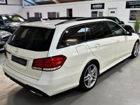 USED 2015 15 MERCEDES-BENZ E-CLASS 3.0 E350 V6 BlueTEC AMG Night Edition (Premium) Estate 5dr Diesel G-Tronic+ Euro 6 (s/s) (258 ps) PAN ROOF+HEAT LEATHER+REAR CAM
