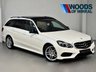 USED 2015 15 MERCEDES-BENZ E-CLASS 3.0 E350 V6 BlueTEC AMG Night Edition (Premium) Estate 5dr Diesel G-Tronic+ Euro 6 (s/s) (258 ps) PAN ROOF+HEAT LEATHER+REAR CAM